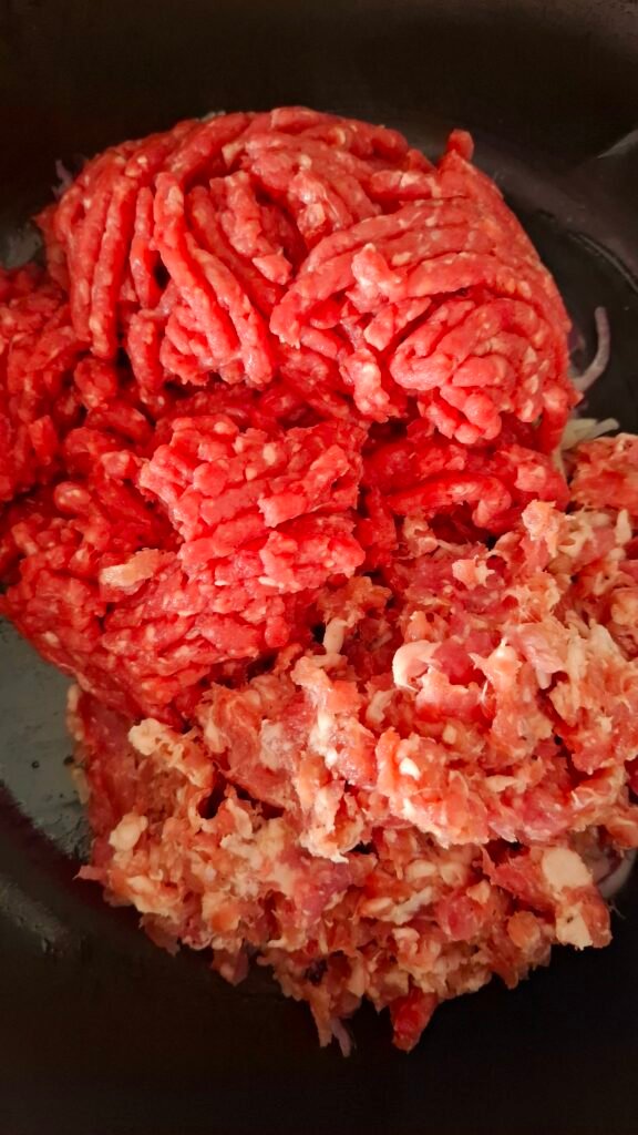 Macinato manzo e salsiccia per ragù bolognese