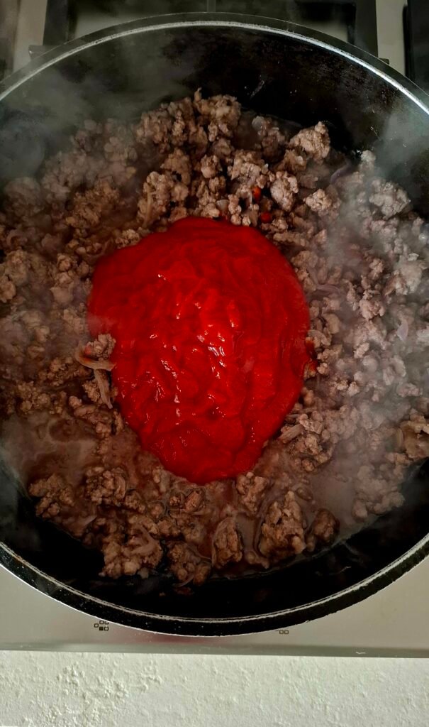 Macinato ragù bolognese con passata pomodoro