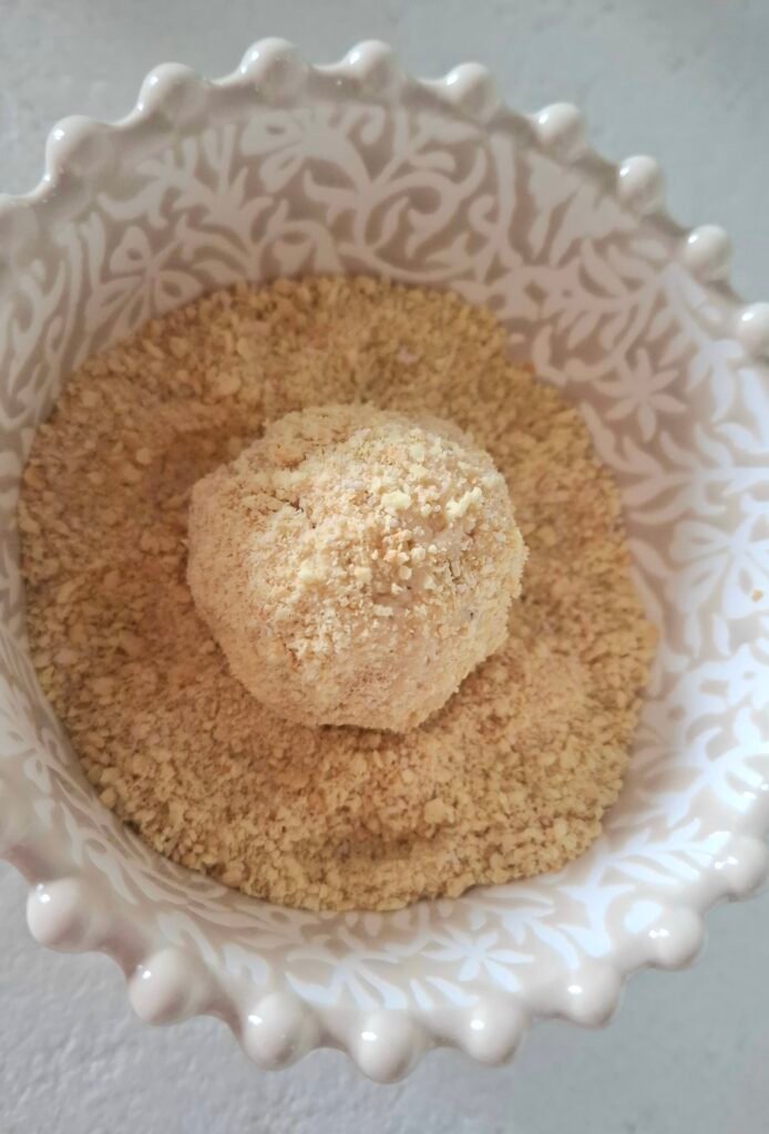 Polpetta cappone pane grattugiato