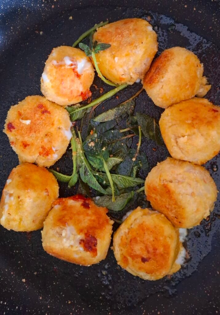 Polpette cappone cotte