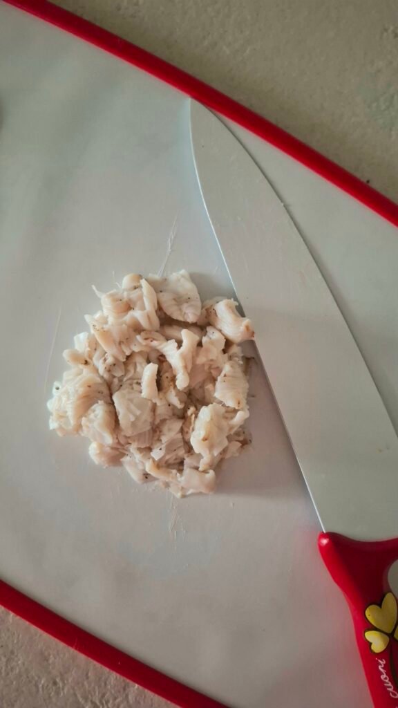 Lardo tagliato per capretto