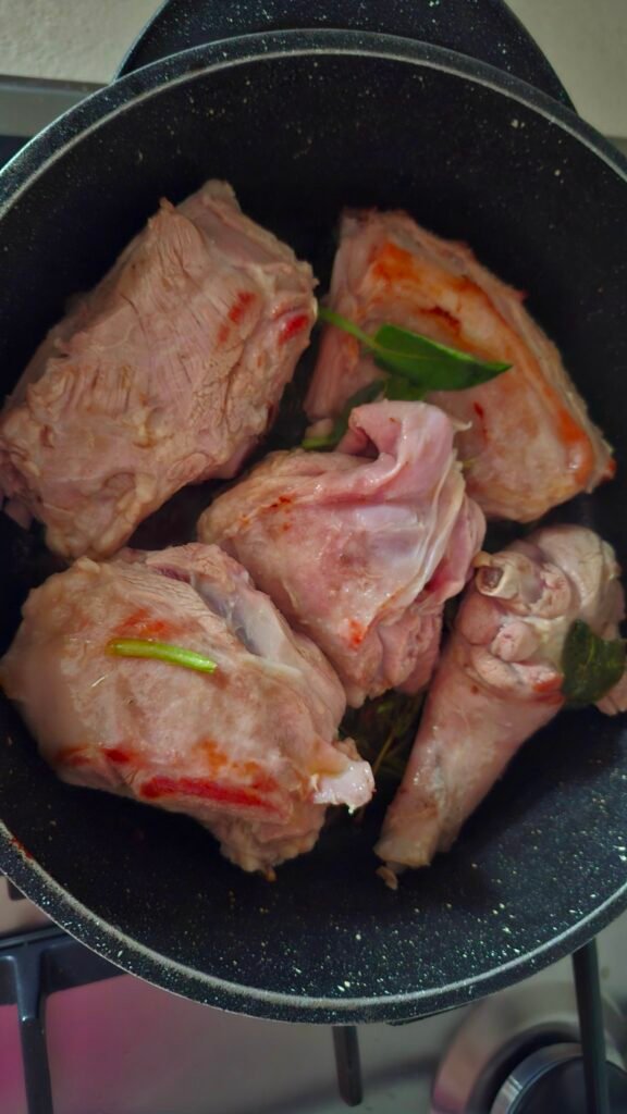 Rosolatura capretto in padella