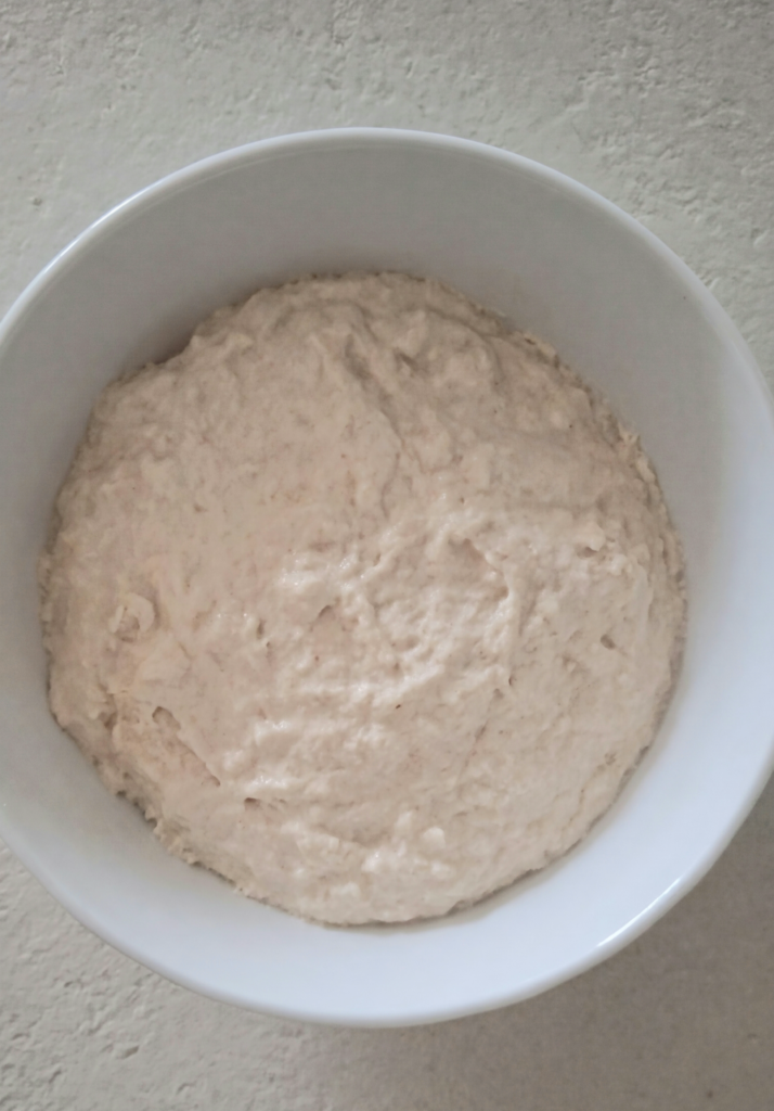 Impasto pizza bonci mescolato