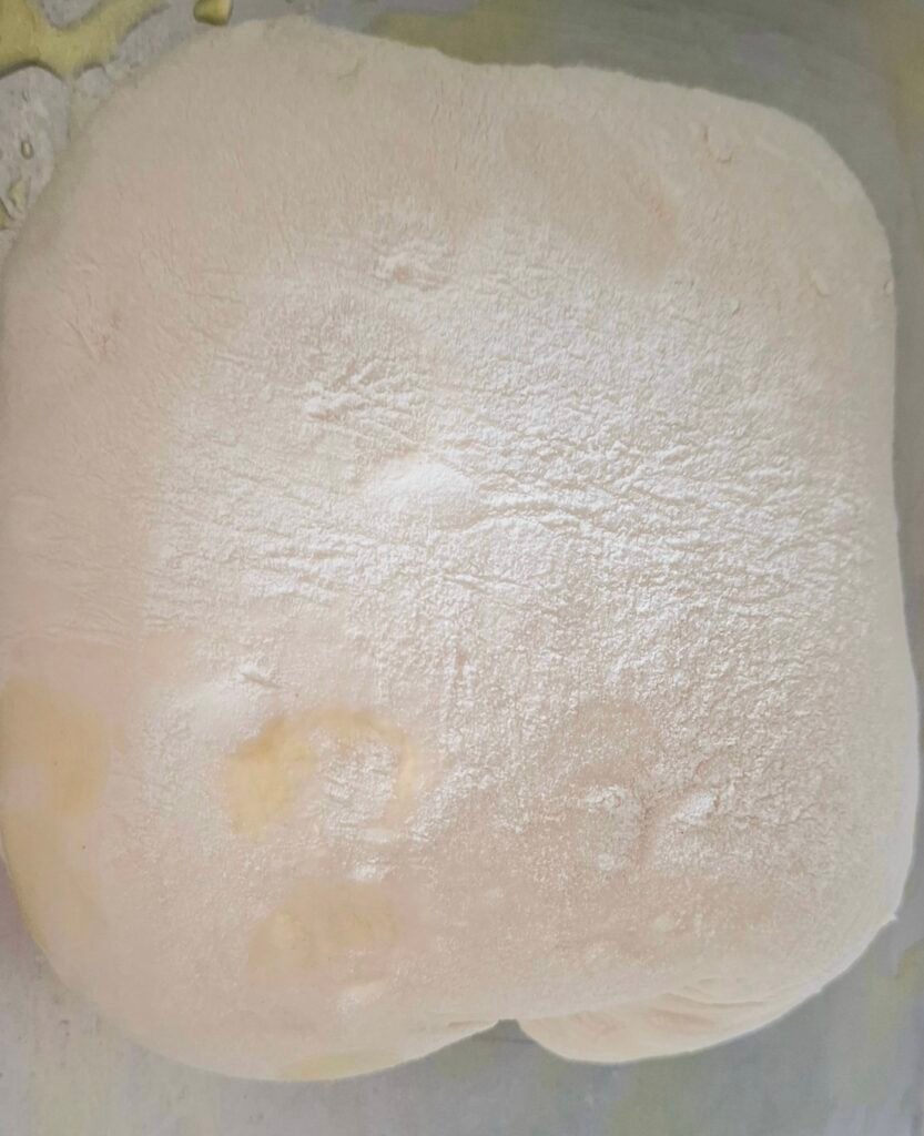 Impasto bonci pronto per maturare in frigo