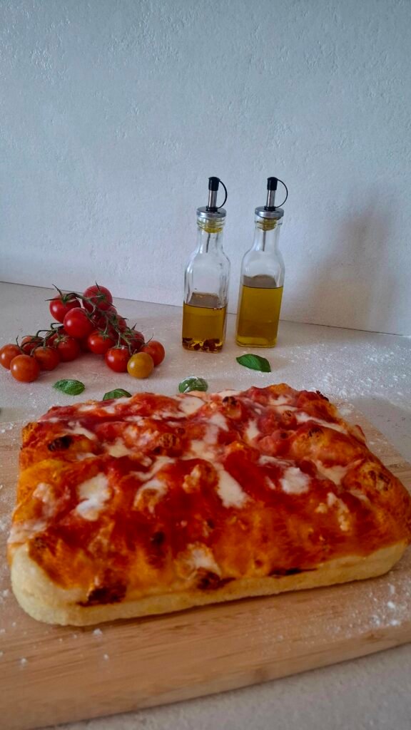 Pizza bonci alta e soffice