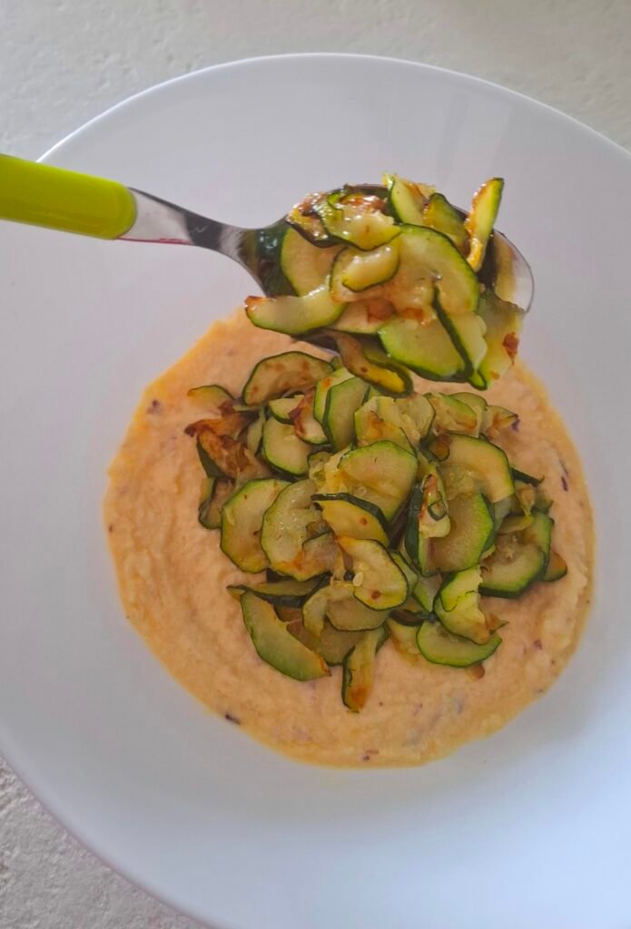 Zucchine con il composto