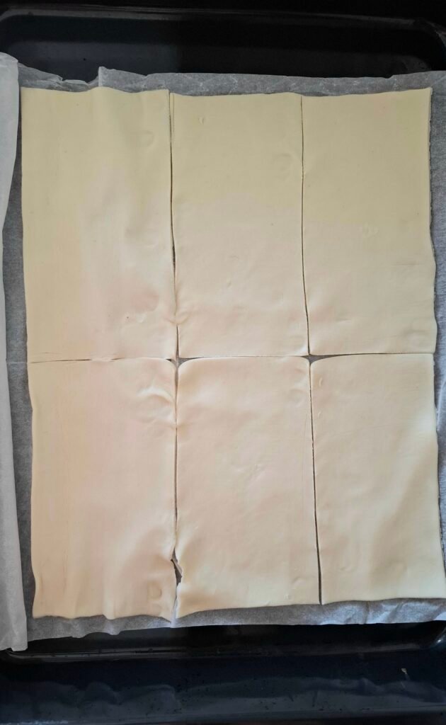 Creazione con coltello di 6 mini sfoglie per fagottino 