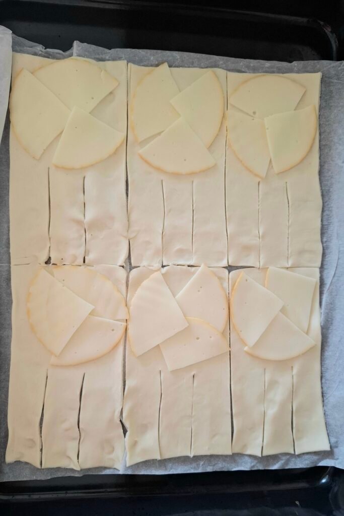 Scamorza sopra sfoglia 