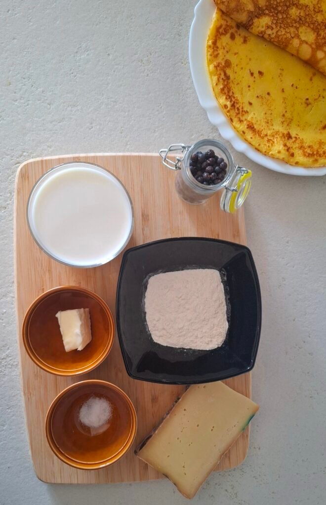 Ingredienti besciamella: latte, farina, burro, sale, fontina, pepe 