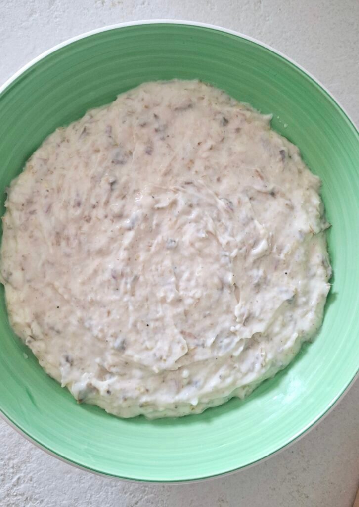 Besciamella con crema carciofi e fontina 