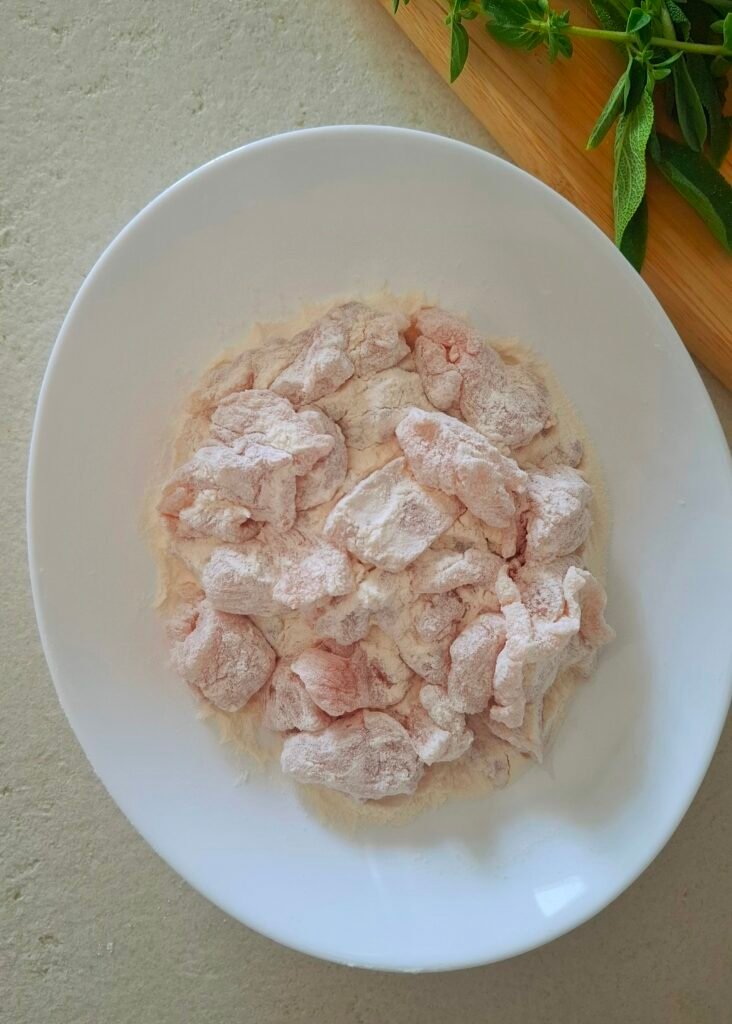 Bocconcini pollo infarinati