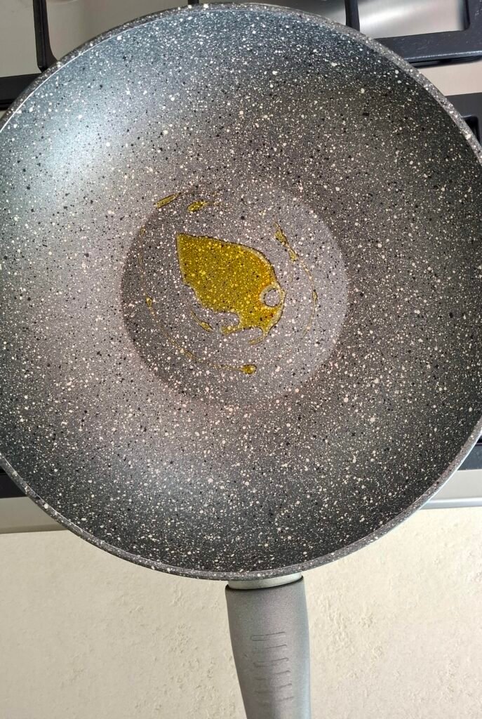 Olio in wok