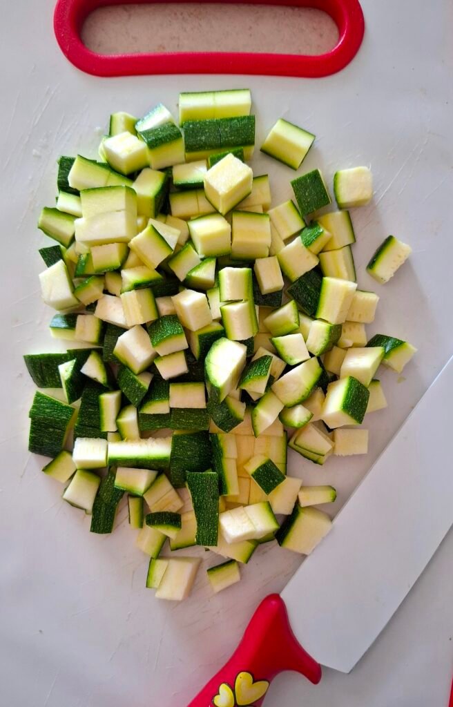 Zucchine a cubetti