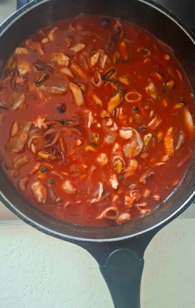 Zuppa pesce mescolata