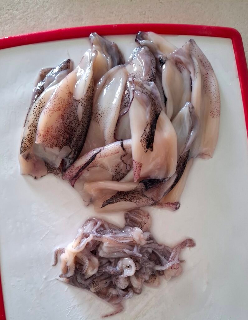 Calamari puliti