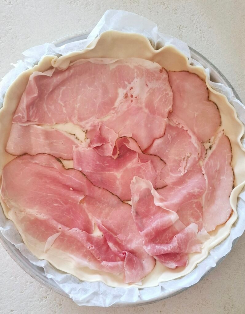 Prosciutto cotto Praga su sfoglia