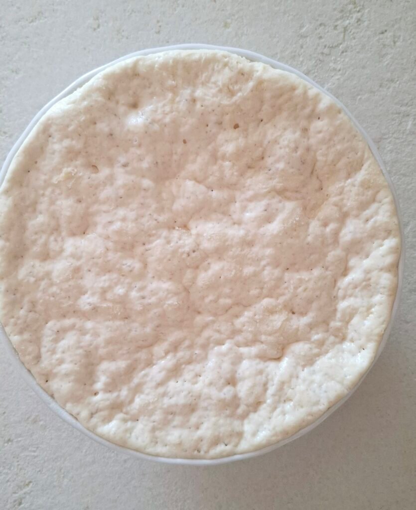 Impasto focaccia lievitato