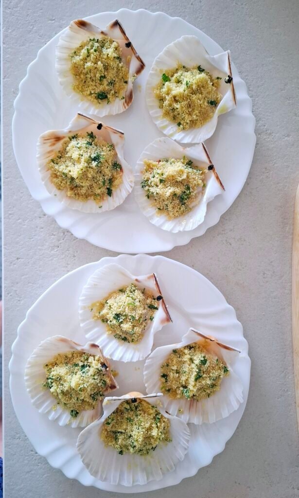 Capesante con gratinatura