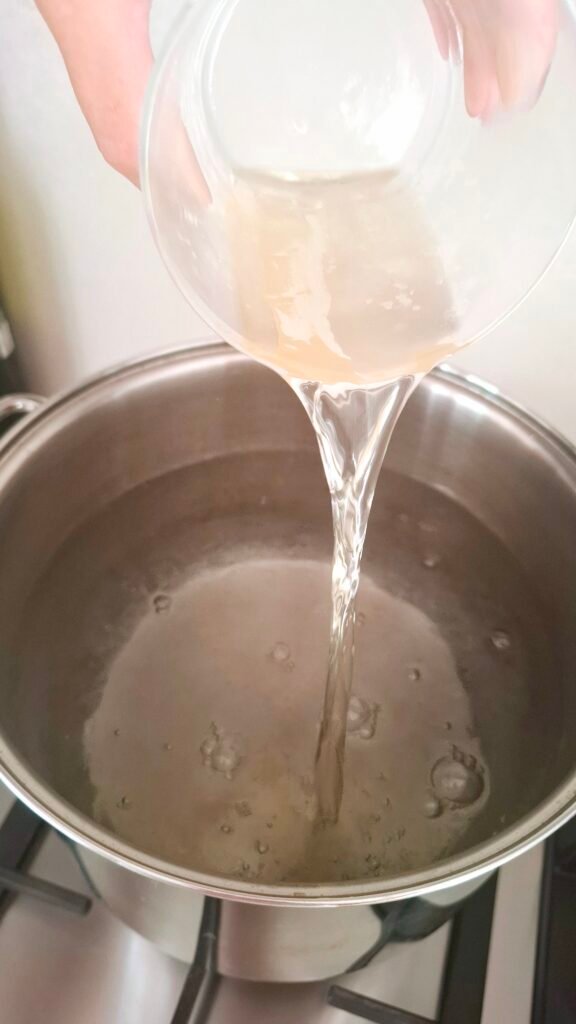 Vino in acqua per polpo