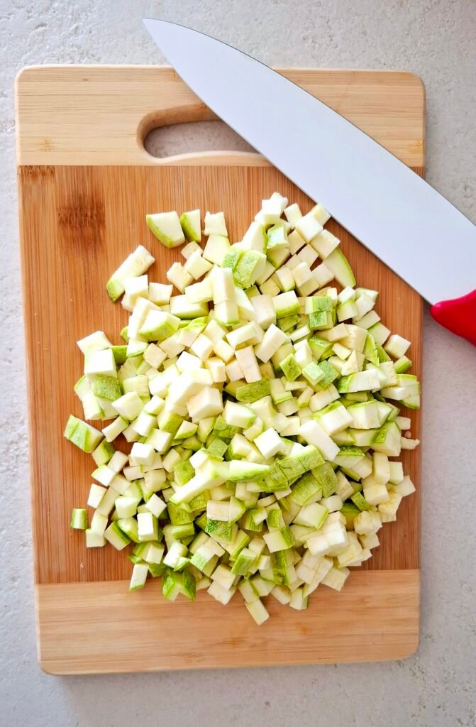 Zucchine a cubetti