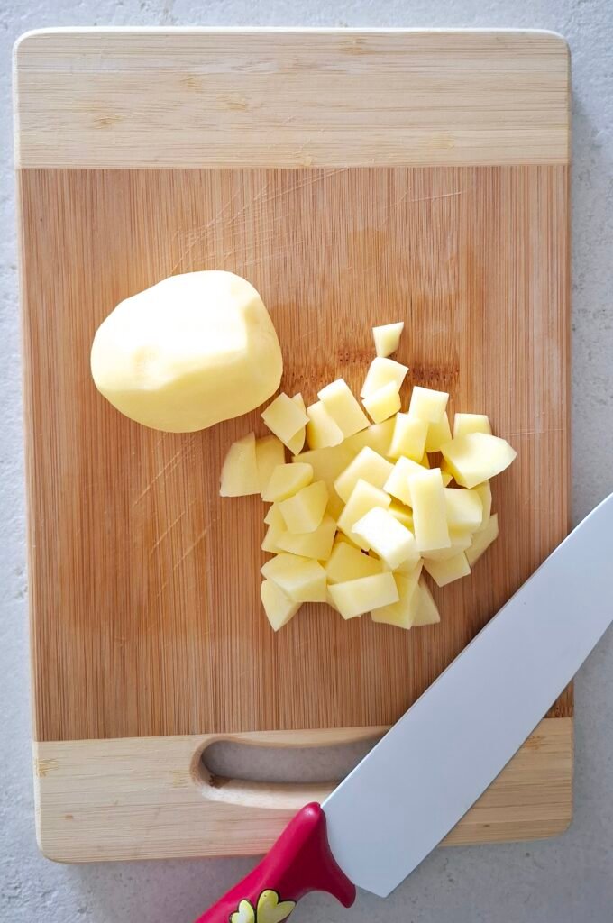Patate a cubetti di 1 cm