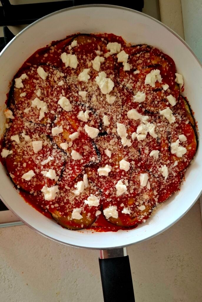 Parmigiana in padella pronta da cuocere