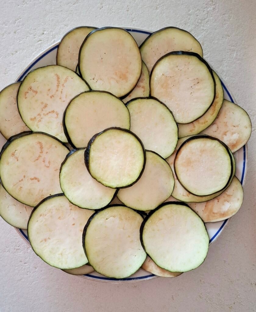 Melanzane a spurgare con il sale