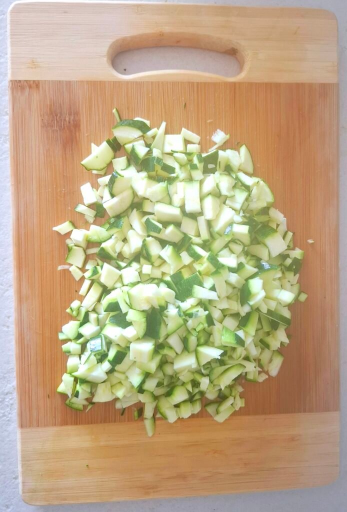 Zucchine a pezzettini