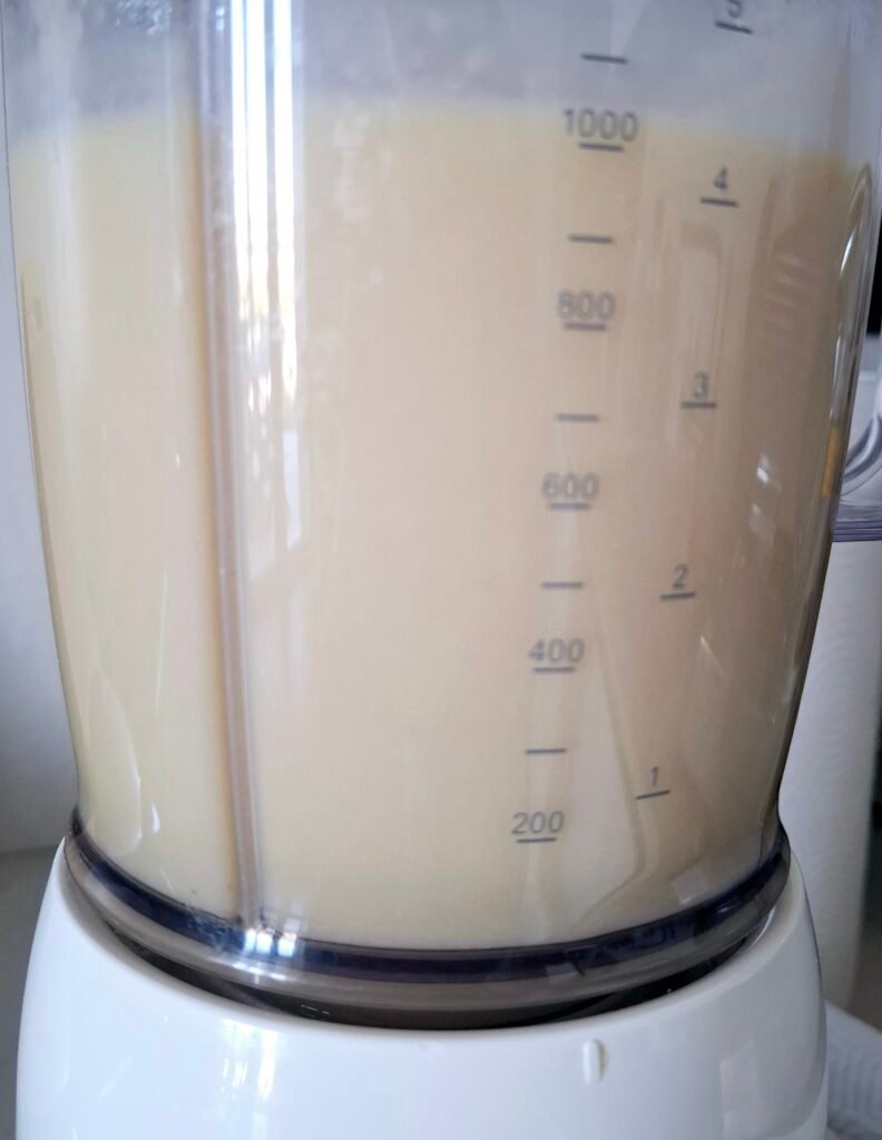 Vellutata porri e cannellini nel mixer
