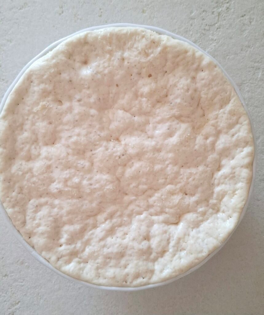 Impasto triplicato dopo la lievitazione
